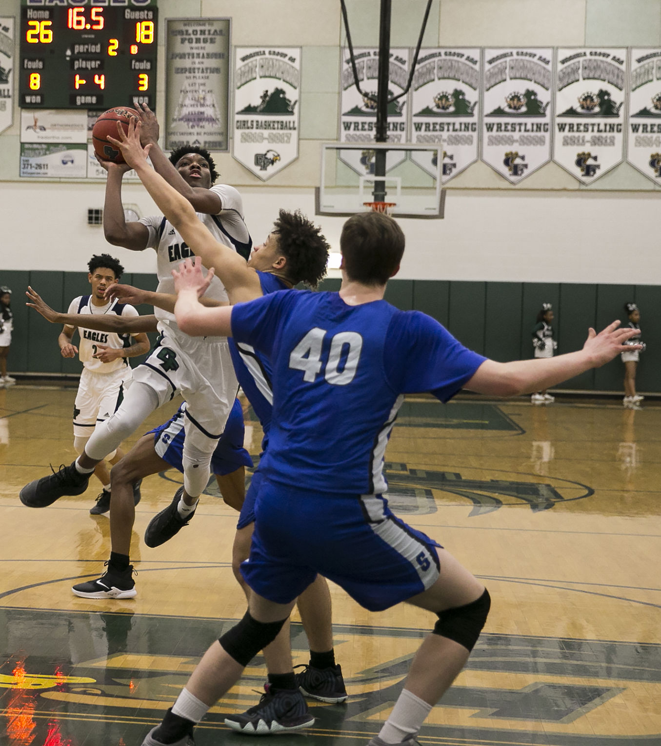 Stafford at Colonial Forge boys basketball